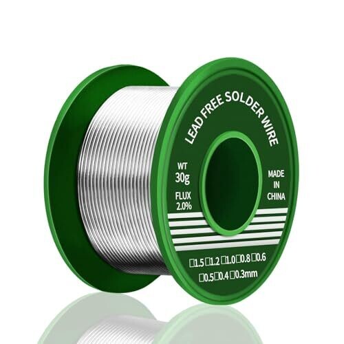Solder Wire 0.6Mm 50G Lead Free Rosin...