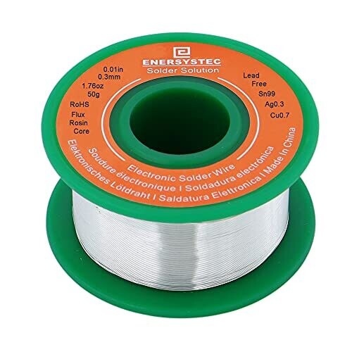 Ultra-Thin Solder Wire 0.01In (0.3Mm)...
