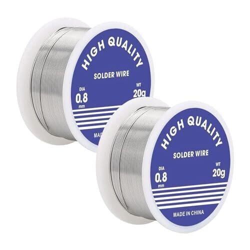 2 pcs 0.8Mm Solder Wires with Flux,...
