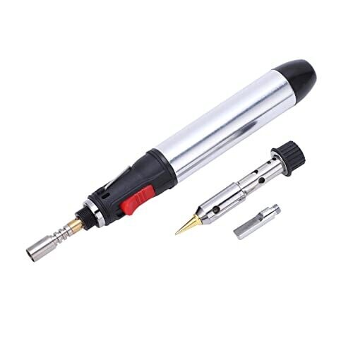Butane Soldering Iron Kit Aluminum Alloy...