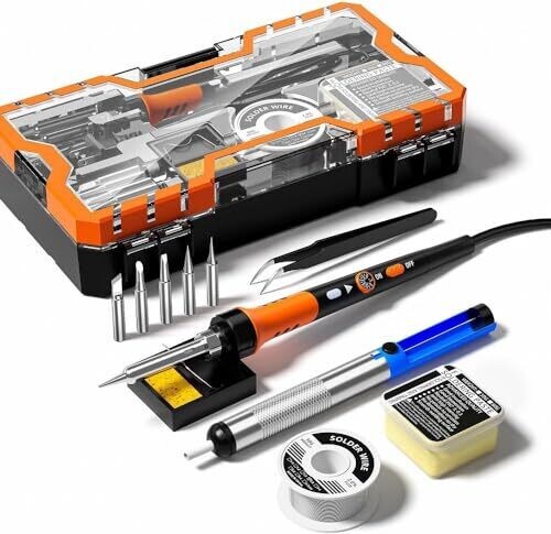 Soldering Iron Premium Kit 60W Gun with...