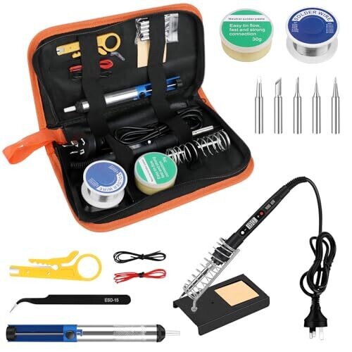 Soldering Iron Kit, 80W Professional...