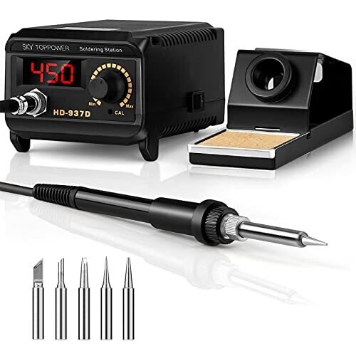 Sky Toppower 60W Soldering Station LCD...