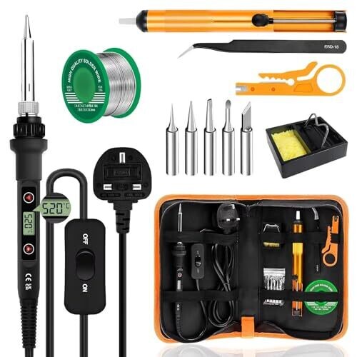 Soldering Iron Kit 80W Temperature...