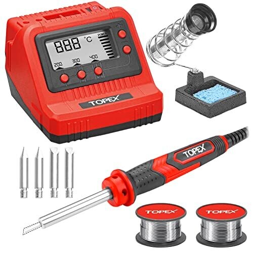 Topex 60W Digital Soldering Iron Station...