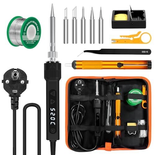 120W LED Soldering Iron Kit Fast Heating...