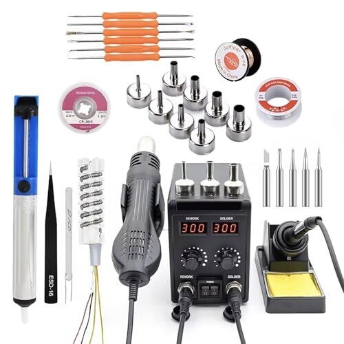 Soldering Station 2 In 1 750W Hot Air...