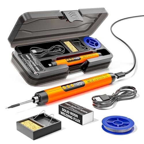 Soldering Iron Kit - USB Rechargeable...