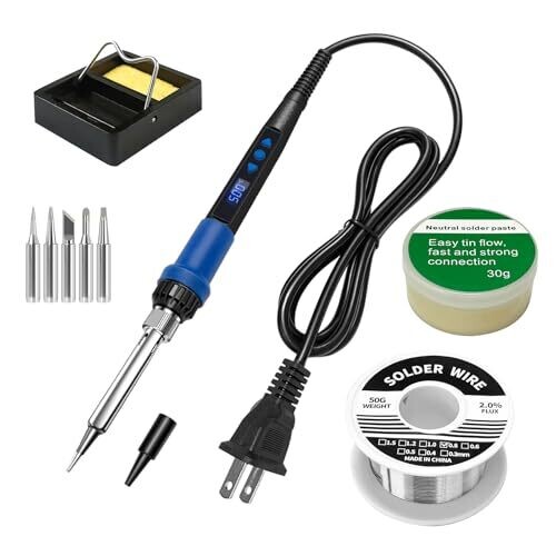 Soldering Iron Kit 80W LED Display...