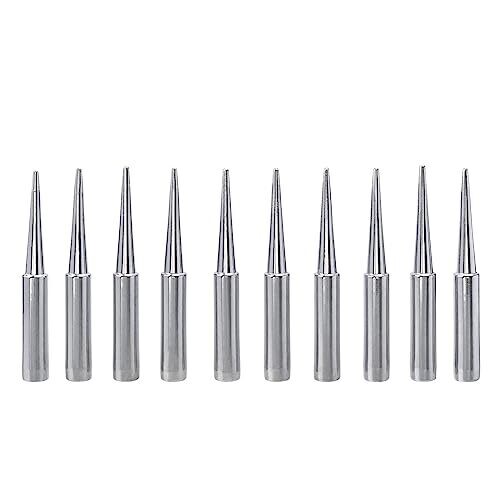 Bestgle 10 pcs Soldering Iron Tips Set...